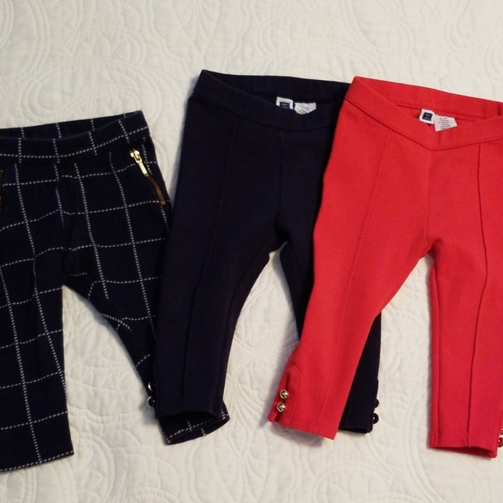 3 pair leggings Janie & Jack